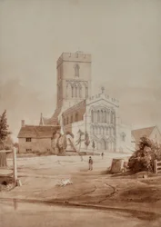 Cathédrale et figure