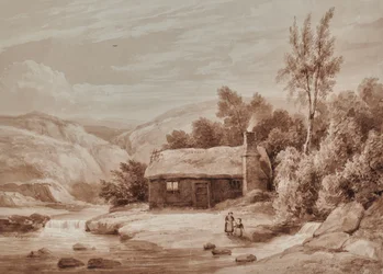 Paysage avec cottage