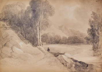 Paysage avec personnages