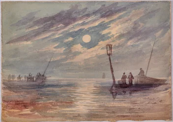 Paysage marin de nuit