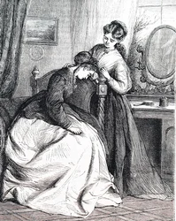 Une grande sœur réconfortant sa jeune sœur