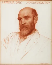 Lewis Foreman Day (1845-1910) designer, Maître de la Guilde des Artisans en 1897, 1900