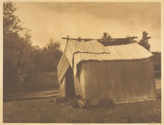 Une maison en nattes - Skokomish
