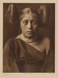 Une jeune fille tewa