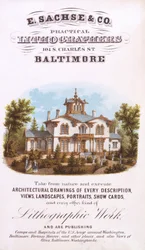 E. Sachse und Co., Lithographes Pratiques, 104 S. Charles St., Baltimore
