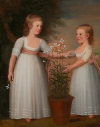 Les enfants Davis (Eliza Cheever Davis et John Derby Davis)