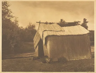 Une maison de nattes - Skokomish