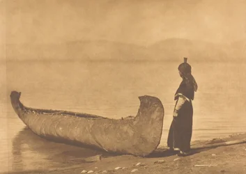 Sur le rivage du lac - Kutenai