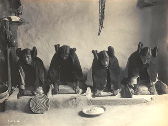 Le Mealing Trough - Hopi par Edward S. Curtis