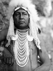 Upshaw, Apsaroke (Crow), vers 1905, photo Edward S. Curtis