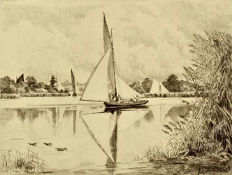 La Bure : sur Wroxham Road, vers 1880