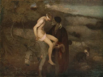 Le Bon Samaritain, vers 1890, vers 1930