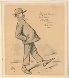 Algernon Charles Swinburne sur Wimbledon Common