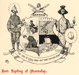 Lord Kipling de Mandalay (gravure)
