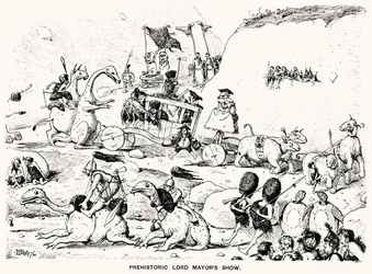Spectacle du Lord Maire Préhistorique, 1894