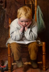 Learning by Heart (huile sur carton)