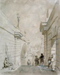 Pont de Londres vu du nord depuis le débarcadère supérieur près de Tooley Street