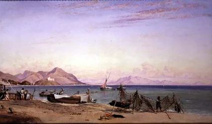 Salerne, séchage des filets