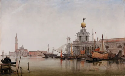 La Dogana di Mare avec San Giorgio Maggiore au loin, 1863