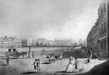 Vue de Bloomsbury Square, 1787