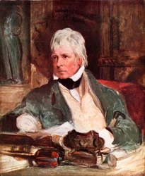 Walter Scott (lithographie couleur)