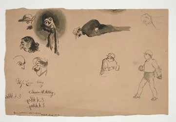Études de figures diverses (recto et verso)