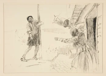 Christopher Sly, illustration pour Introduction, Scène ii, La Mégère apprivoisée