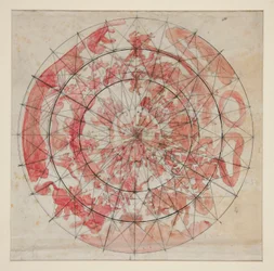 Étude de composition avec figures du zodiaque pour
