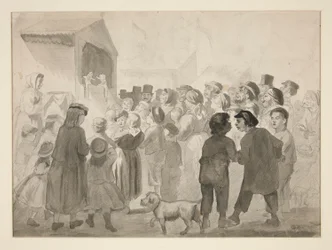 Scène de foule