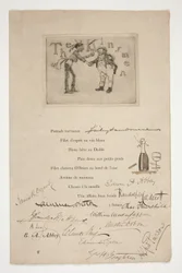 Gravure par E.A. Abbey: Les Kinsmen - (illustration d