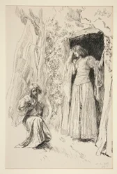 Ferdinand rencontre Miranda, illustration pour l
