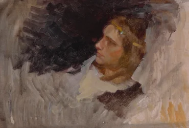 Étude de figure de Hamlet, pour la scène de la pièce, Hamlet, Acte III, Scène II