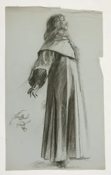 Étude de figure pour le roi Arthur