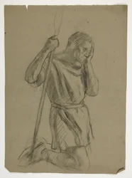 Étude de figure pour le roi Arthur
