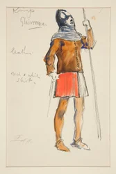 Esquisse de Costume pour Henry Irving