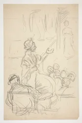 Groupe de figures - (illustration non identifiée)