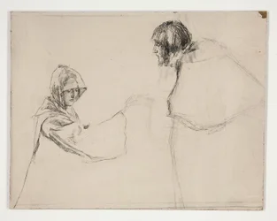 Isabella et le Duc (étude pour .1108), de Mesure pour Mesure