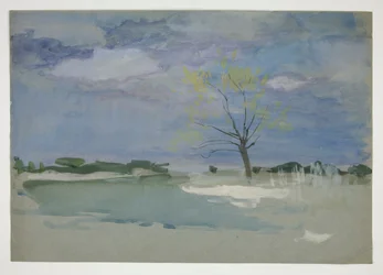 Paysage avec arbre