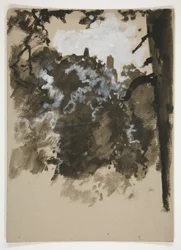 Paysage avec arbre
