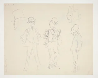 Feuille de croquis de figures