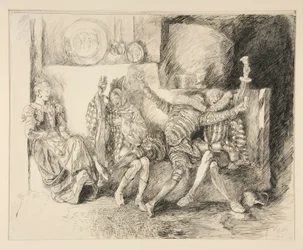 Sir Toby et ses compagnons, illustration pour l
