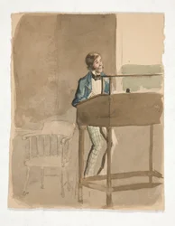 Esquisse pour Charles Dickens