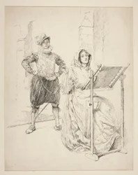 Croquis pour La Chanson du Narcisse