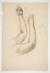 Croquis de deux bras