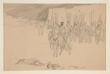 Soldat à cheval (illustration non identifiée)
