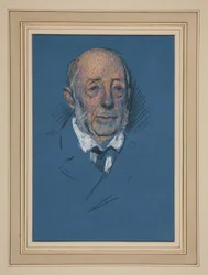 Étude. Vieil homme pour couronnement