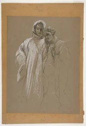 Étude. Homme et femme
