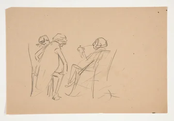 Étude pour .1207 - illustration pour Oliver Goldsmith