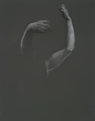 Étude pour les mains de la figure de 15h (?)