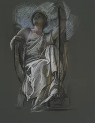 Étude pour la figure du Génie de la Pennsylvanie